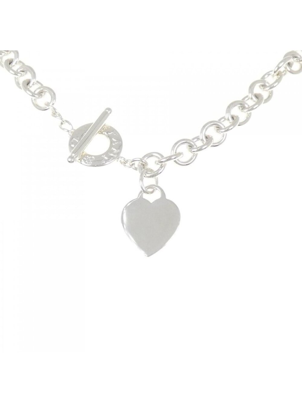 Tiffany & Co Heart Tag Charm Toggle Necklace